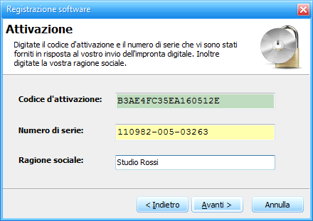 Attivazione