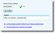 Verifica della Partita IVA
